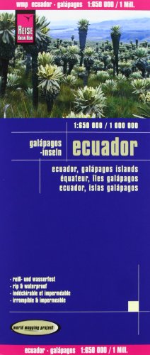 Beispielbild fr Ecuador 1 : 650 000 mit Galapagos 1 : 1 000 000: Kartenbild 2seitig, klassifiziertes Straennetz, Ortsindex, GPS-tauglich, wasserfest imprgniert zum Verkauf von medimops