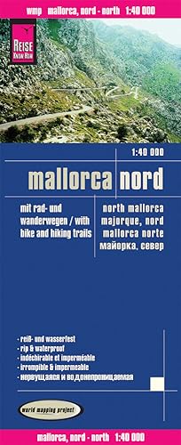 Northern Mallorca Travel Map - 1:40,000 (English, Spanish, French, German and Russian Edition) - Reise Know-How Verlag