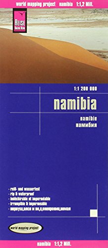 Beispielbild fr Namibia 1 : 1 200 000: Exakte Hhenlinien. Hhenschichten-Relief. GPS-tauglich durch Gradnetz. Klassifiziertes Straennetz. Ausfhrlicher Ortsindex zum Verkauf von medimops