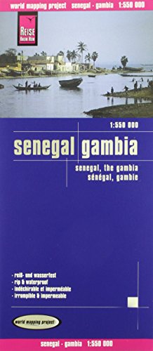 Senegal / Gambia 1 : 550 000 - Reise Know-How Verlag Peter Rump