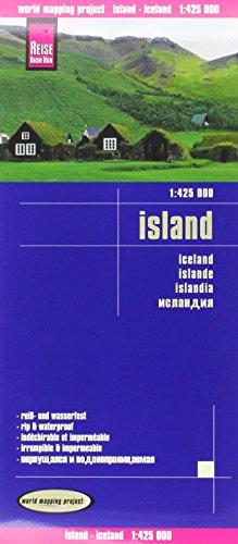 9783831771301: Islandia, mapa de carreteras impermeable. Escala 1:425.000. Reise-Know-How. (Iceland: REISE.1320)