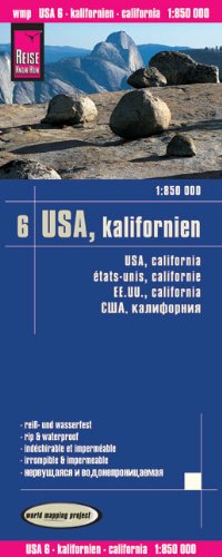 9783831771318: EE.UU. 6: California, mapa de carreteras impermeable. Escala 1:850.000. Reise-Know-How. (USA 06 California: REISE.3360)