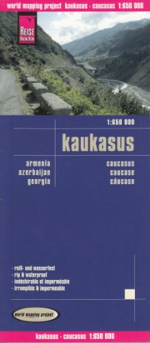 9783831771585: Cucaso, mapa impermeable de carreteras. Escala 1:650.000 impermeable. Reise Know-How.