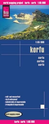 9783831771875: Corfu rkh r/v (r) wp GPS: Alle Ortsnamen auch in griechischer Schrift. Hhenlinien und Hhenschichten-Relief. GPS-tauglich durch Gradnetz. Klassifiziertes Straennetz. Ausfhrlicher Ortsindex