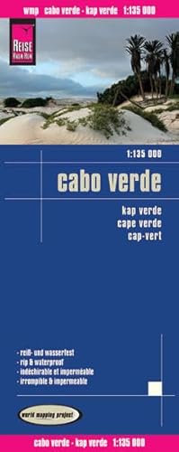 Reise Know-How Landkarte Cabo Verde (1:135.000): world mapping project - Reise Know-How Verlag Peter Rump