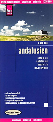 9783831772414: Andalucia, mapa de carreteras impermeable. Escala 1:350.000. Reise Know How.