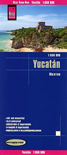 Beispielbild fr Reise Know-How Landkarte Yukatan 1 : 650 000 zum Verkauf von medimops
