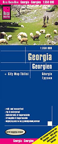 Beispielbild fr Reise Know-How Landkarte Georgien (1:350.000): worldmappingproject zum Verkauf von medimops