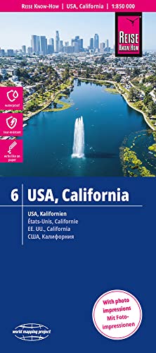 Beispielbild fr Reise Know-How Landkarte USA 6, Kalifornien (1:850.000): world mapping project zum Verkauf von medimops