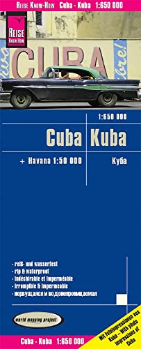 9783831773121: Cuba, mapa impermeable de carreteras. Escala 1:650.000 impermeable. Reise Know-How.: rei- und wasserfest (world mapping project) (Cuba (1:650.000) with Havana (1:50.000))