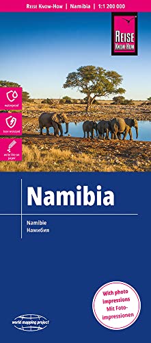 Beispielbild fr Reise Know-How Landkarte Namibia (1:1.200.000): world mapping project zum Verkauf von medimops