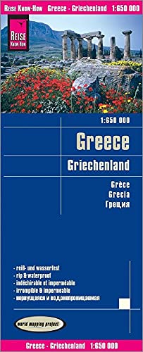 Reise Know-How Landkarte Griechenland / Greece (1:650.000): reiß- und wasserfest (world mapping project) - Reise Know-How Verlag Peter Rump