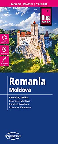 Beispielbild fr Reise Know-How Landkarte Rumnien, Moldau (1:600.000): world mapping project zum Verkauf von medimops