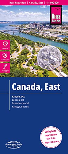 9783831773411: Canad este, mapa impermeable de carreteras. Escala 1:1.900.000 impermeable. Reise Know-How.: rei- und wasserfest (world mapping project) (Canada East (1:1.900.000))