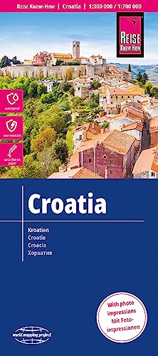 Reise Know-How Landkarte Kroatien / Croatia (1:300.000 / 700.000): reiß- und wasserfest (world ma...