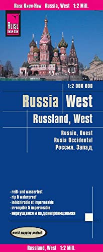 Beispielbild fr Reise Know-How Landkarte Russland West (1:2.000.000): world mapping project zum Verkauf von medimops