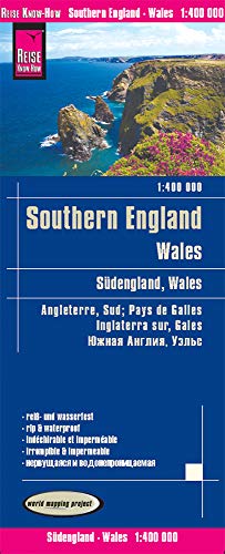 Stock image for Reise Know-How Landkarte Sdengland, Wales 1 : 400.000 for sale by GreatBookPrices