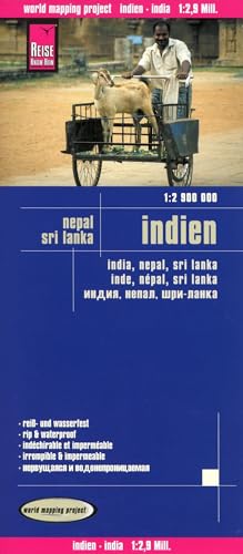 9783831773763: India, Sri Lanka y Nepal, mapa de carreteras impermeable. Escala 1:2.900.000. Reise Know-How.: worldmappingproject (India (1:2.900.000) with Nepal und Sri Lanka)