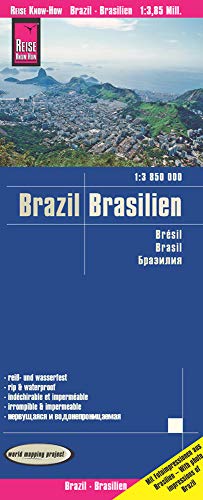 9783831774340: Brasil 1:3.850.000 impermeable: rei- und wasserfest (world mapping project) (Brazil (1:3,850,000))