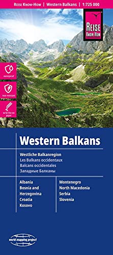 Beispielbild fr Reise Know-How Landkarte Westliche Balkanregion / Western Balkans (1:725.000) zum Verkauf von Blackwell's