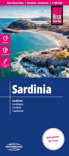 Stock image for Reise Know-How Landkarte Sardinien / Sardinia (1:200.000) for sale by Blackwell's