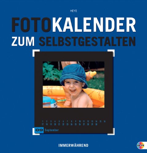 9783831839544: Foto-Kalender zum Selbstgestalten blau