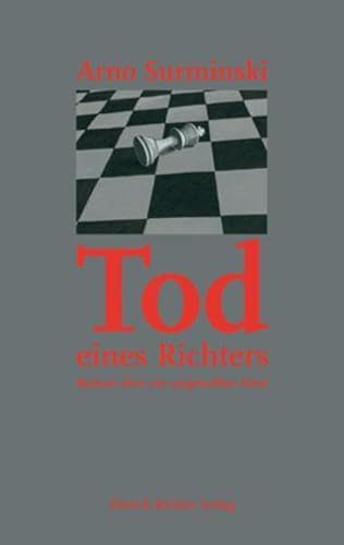 9783831904570: Tod eines Richters: Roman ber ein ungewolltes Kind