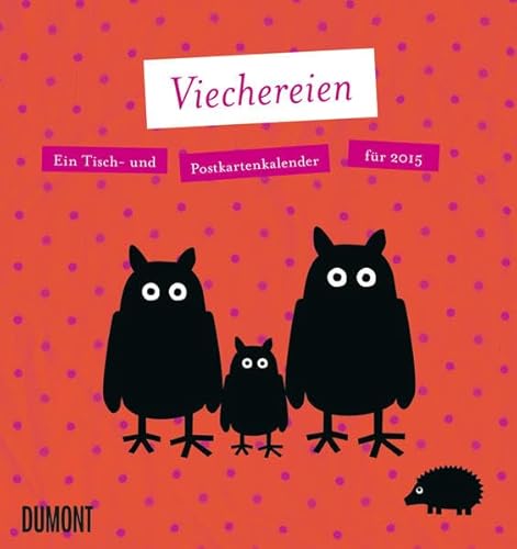 9783832029630: Papierpiraten: Viechereien - Postkartenkalender 2015