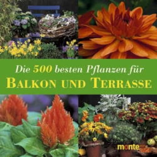 Stock image for Die 500 besten Pflanzen fr Balkon und Terrasse: Kbelpflanzen, Rosen, Kletterpflanzen, Kruter, Gemse, Obst for sale by medimops