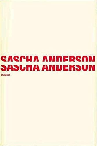 Stock image for Sascha Anderson for sale by Buchfink Das fahrende Antiquariat