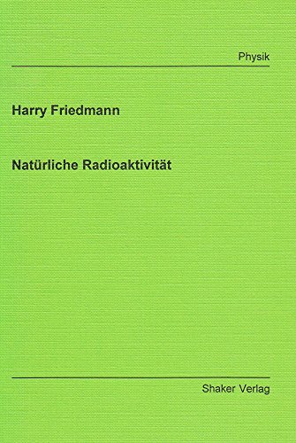 9783832212964: Natrliche Radioaktivitt