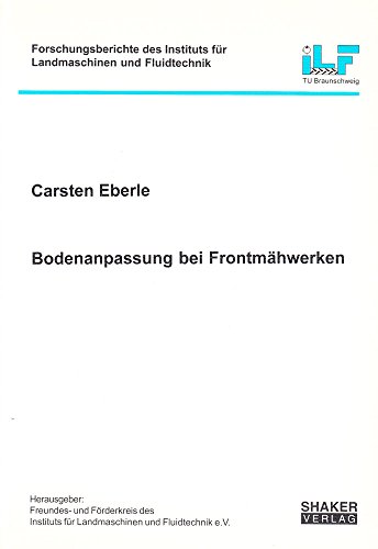 9783832222666: Eberle, C: Bodenanpassung bei Frontmhwerken