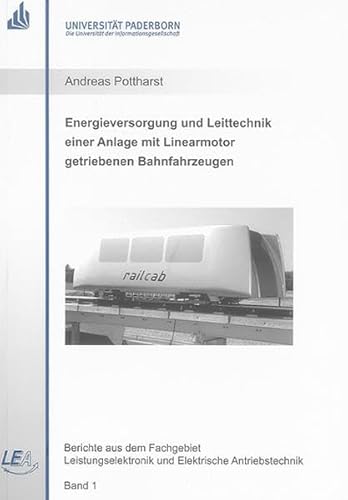 9783832248789: Energieversorgung und Leittechnik einer Anlage mit Linearmotor getriebenen Bahnfahrzeugen