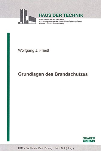 Imagen de archivo de Grundlagen des Brandschutzes a la venta por Buchpark