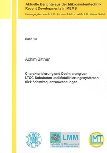 9783832288969: Bittner, A: Charakterisierung und Optimierung von LTCC-Subst