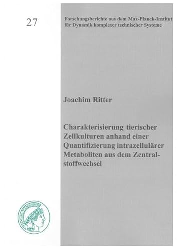 9783832291976: Ritter, J: Charakterisierung tierischer Zellkulturen anhand