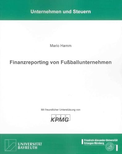 9783832299224: Hamm, M: Finanzreporting von Fuballunternehmen