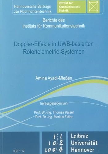 9783832299460: Doppler-Effekte in UWB-basierten Rotortelemetrie-Systemen