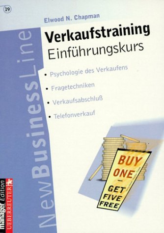 Stock image for Verkaufstraining, Einfhrungskurs for sale by medimops