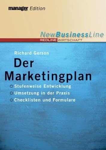9783832310004: Der Marketingplan.