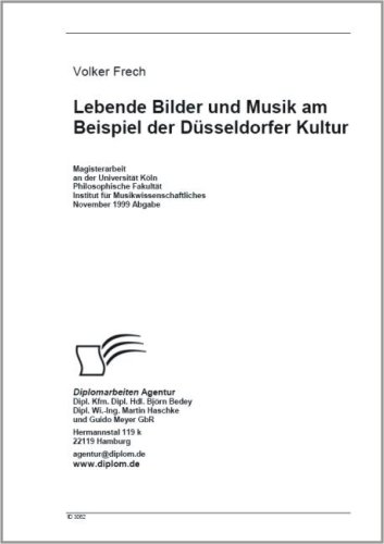 9783832430627: Lebende Bilder und Musik am Beispiel der Dsseldorfer Kultur (Livre en allemand)