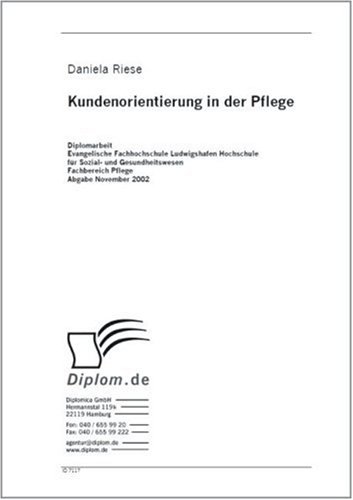 9783832471170: Kundenorientierung in der Pflege (Livre en allemand)