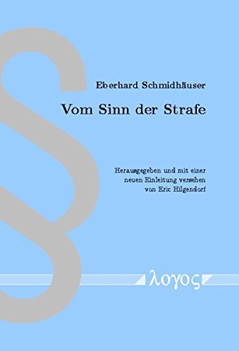 Stock image for Vom Sinn der Strafe (German Edition) for sale by GF Books, Inc.