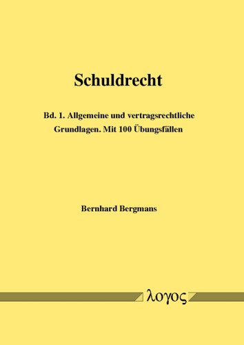 9783832522797 Schuldrecht Bd 1 Allgemeine Und