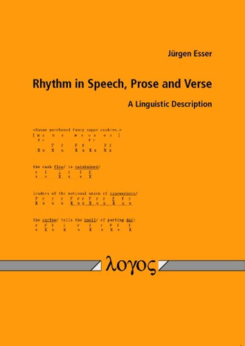 Beispielbild fr Rhythm in Speech, Prose and Verse (Paperback) zum Verkauf von CitiRetail