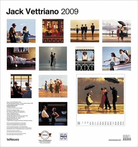 2009 Vettriano Poster Calendar (9783832727130) by Vettriano, Jack