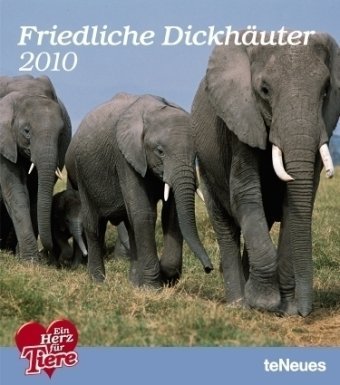 Imagen de archivo de Friedliche Dickhuter 2010. Wandkalender: Ein Herz fr Tiere a la venta por medimops
