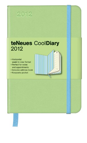 9783832752446: Light Green/Stripes Blue Cool Weekly 2012 Diary (Small)