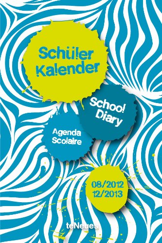 Cyan, Schülerkalender 2012/2013 School Diary; Agenda Scolaire. Mit Wochenkalendarium dtsch.-engl.-französ.