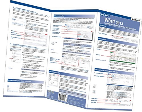 Beispielbild fr Word 2013 Seriendruck: Briefe, Etiketten und Umschlge zum Verkauf von medimops